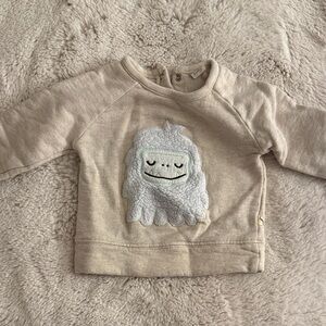 Hallmark Baby Sweatshirt with stitched Yeti Design